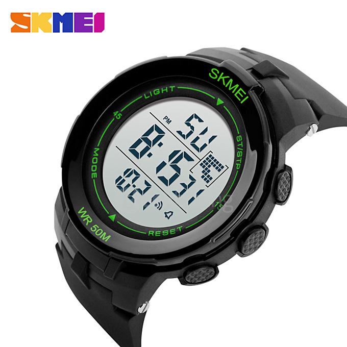 SKME 1127 Waterproof Outdoor Sports Watch Wristwatch with Luminous Display - Green