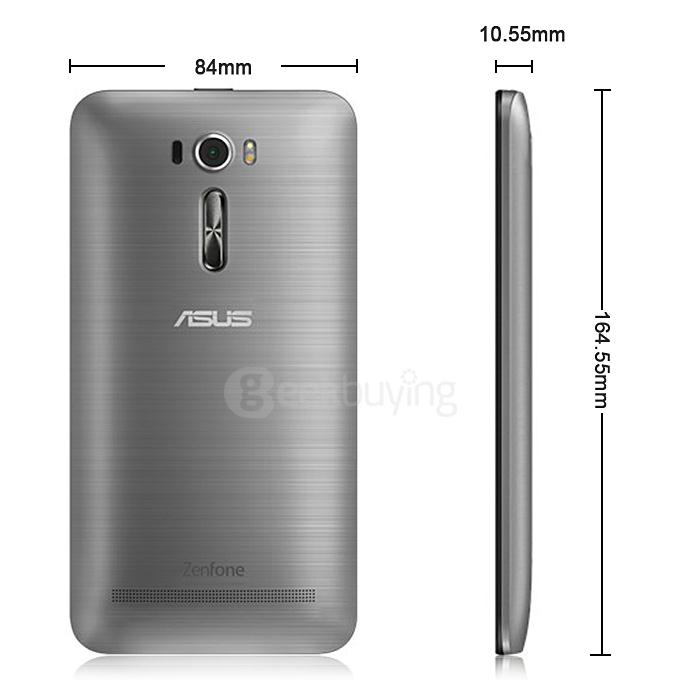ASUS ZenFone 2 Laser (ZE601KL) 6.0inch 3GB 32GB Smartphone Qualcomm Snapdragon 616 MSM8939 Octa Core 13.0MP - Silver
