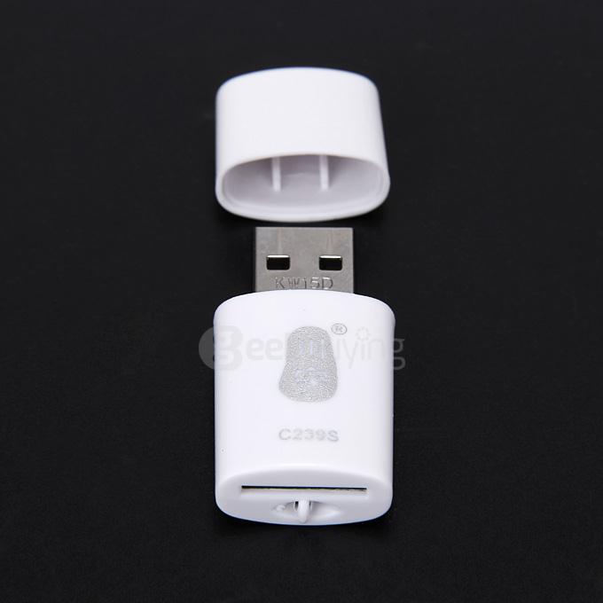Kawau C239s MicroSDXC Card Reader Memory TF Card Reader Maximum 64GB - White