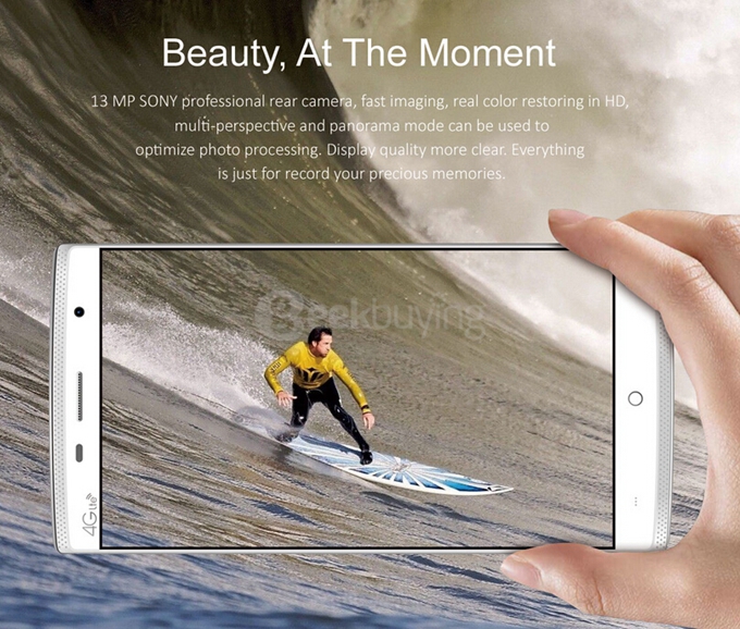 LEAGOO Elite 5 5.5inch 64bit 4G FDD-LTE Android 5.1 Smartphone MTK6735 Quad Core 2GB 16GB 13.0MP OTG - White