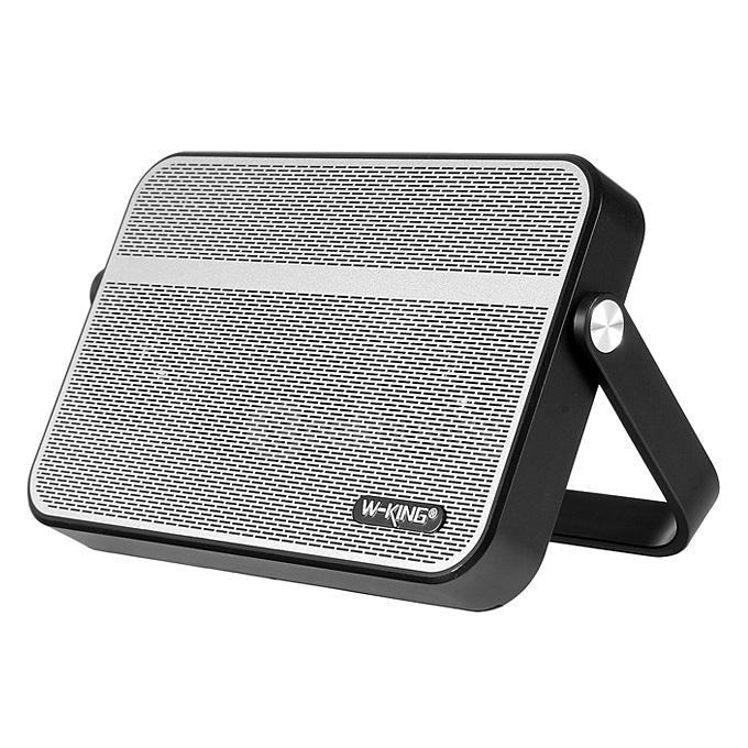 W-KING T9 Portable Ultra Slim NFC Wireless Bluetooth Outdoor Speaker - Silver