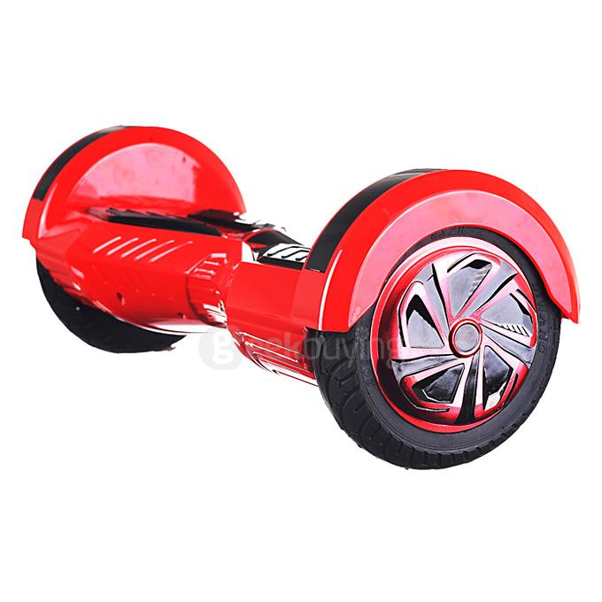 4400MAH Dual Wheels Self Balancing Scooter Electric Drifting Board with Bluetooth Speaker and LED - Red and Black