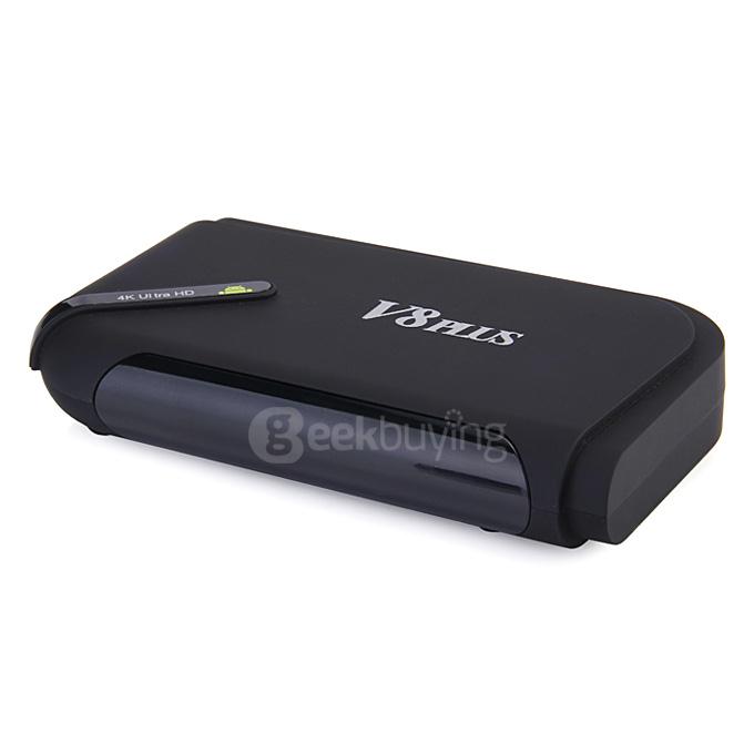 V8 PLUS Amlogic S812 KODI TV BOX 2G/8G 2.4G/5G Dual Band WIFI LAN Bluetooth4.0 4k*2k DOLBY TrueHD DTS HD 3G 3D