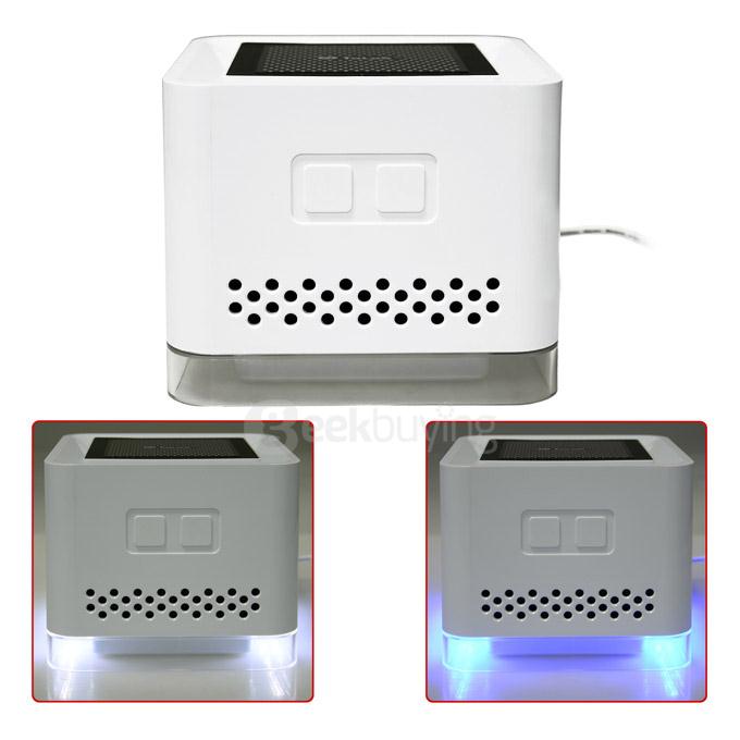 Talos CS-083WR 2 in 1 Multi-Function Home Air Purifier + Qi Standard Wireless Charging Panel - White + Black