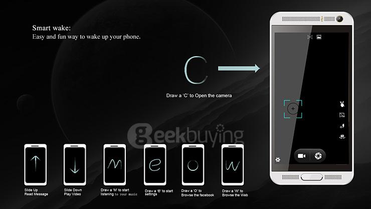 VKWORLD VK800X 5.0inch IPS HD Screen Android 5.1 1GB 8GB Smartphone MTK6580 1.3GHz Quad Core 8.0MP+5.0MP Cameras - Gold