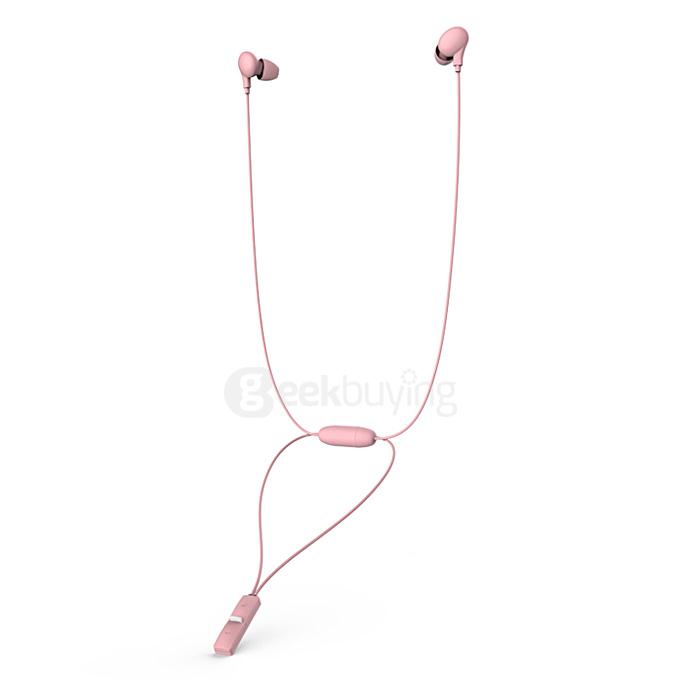 Syllable A6 Bluetooth Headphones BT 4.0 Portable Wireless Stereo Outdoor Sport Headsets Running Ecouteur W/ Microphone - Pink