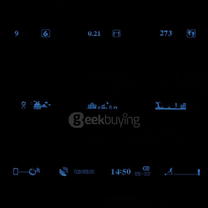 SWB02B Bluetooth 4.0 Sports Smart Bracelet OLED Display Screen with Pedometer Sleep Monitor Alarm for Android iOS - Rose