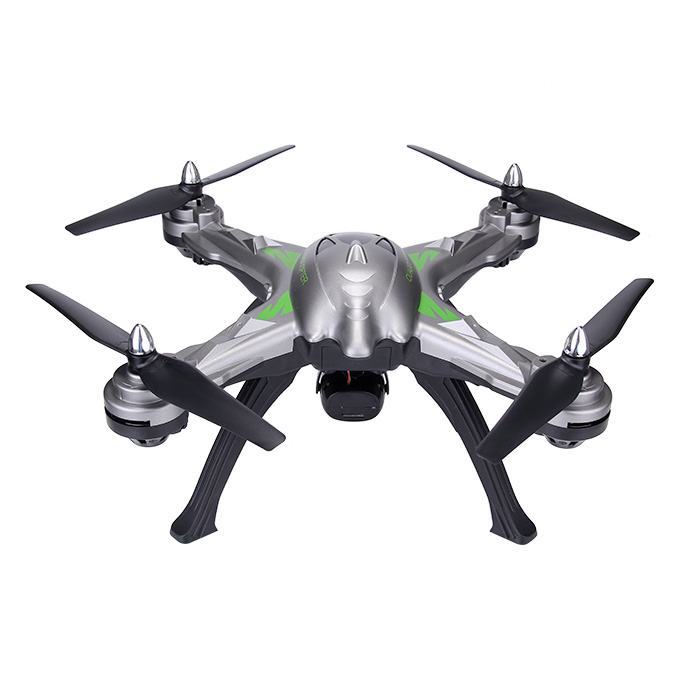 JJRC H25G 720P FPV Video Playback 2.4Ghz 4CH 3D Tumbling CF Mode LED Control Mode 2 RC Quadcopter RTF - Gray