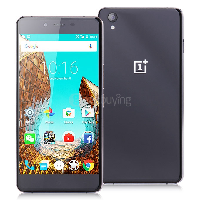 OnePlus X Onyx Standard 5.0inch FHD 1920*1080 4G LTE Android 5.1 3GB 16GB Smartphone Snapdragon 801 Quad Core 13.0MP Camera - Black