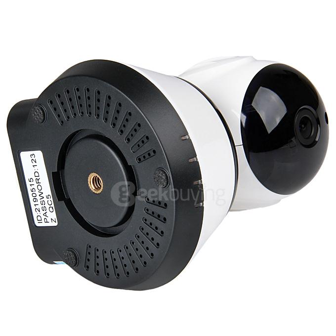 H7 960P HD Two-way Audio Wireless Wi-Fi IP Network Camera with 355 Degrees Rotation for Mobile Phone 1-IR-LED - White