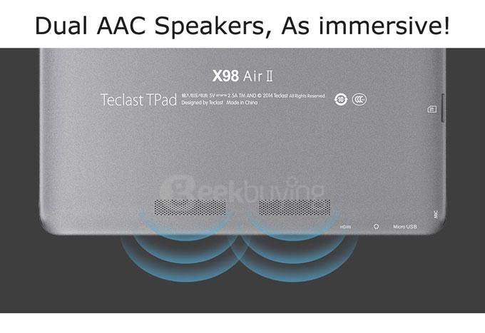 Teclast X98 Air II Android 4.4 9.7 Inch 2GB/32GB Tablet PC Intel Z3736F Quad Core 2.16GHz IPS 2048*1536 HDMI - White