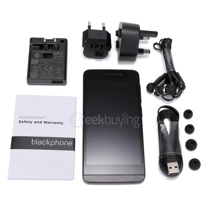 Blackphone BP1 4.7inch HD 4G LTE Android 4.4 Smartphone NVIDIA Tegra 4i Quad Core 1GB RAM 16GB ROM Private OS - Black