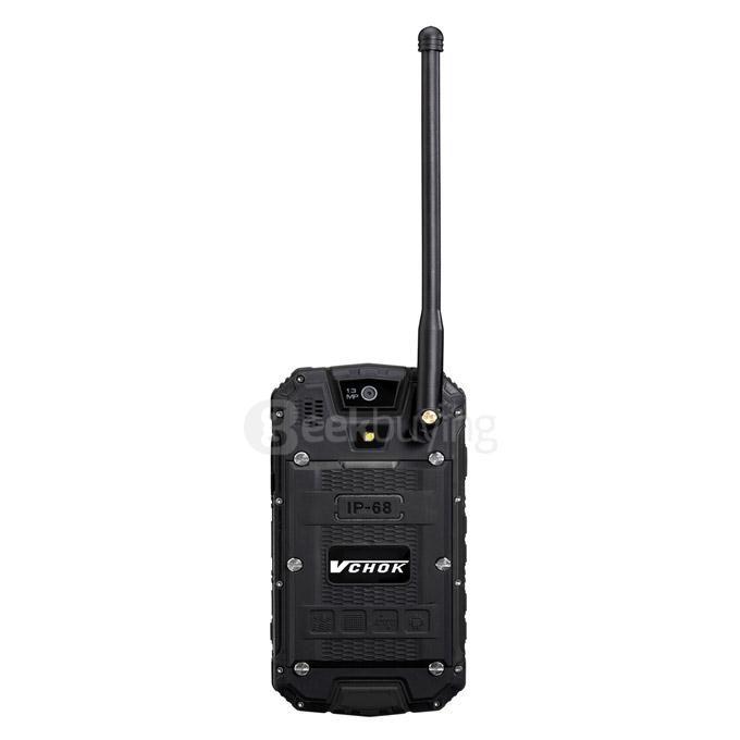 VCHOK M9 4G LTE 4.5inch IP68 Waterproof Rugged Phone Android 5.1 2GB 16GB MT6735 Quad Core Smartphone 13.0MP 4700mAh - Black