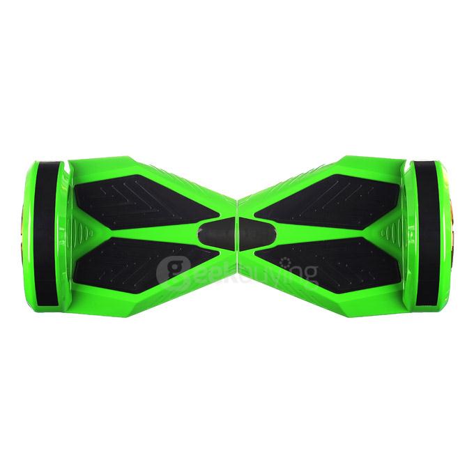 4400MAH Dual Wheels Self Balancing Scooter Electric Drifting Board with Bluetooth Speaker and LED - Green and Black