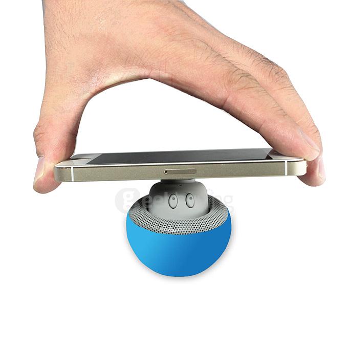 Portable Creative Mushroom Style Mini Bluetooth Speaker - Blue