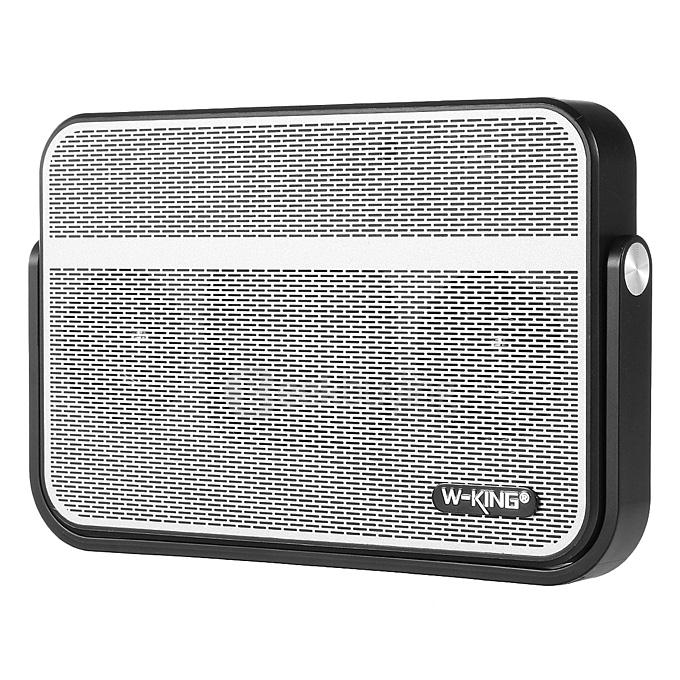 W-KING T9 Portable Ultra Slim NFC Wireless Bluetooth Outdoor Speaker - Silver