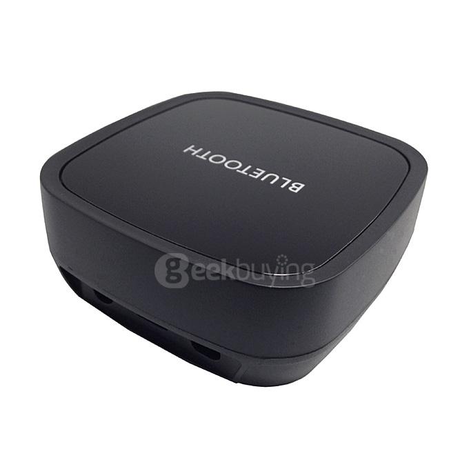 Bluetooth 4.0 Stereo Music Receiver Transmitter Aptx Wireless Audio Receiver Adapter for Headphones Car TV - Black