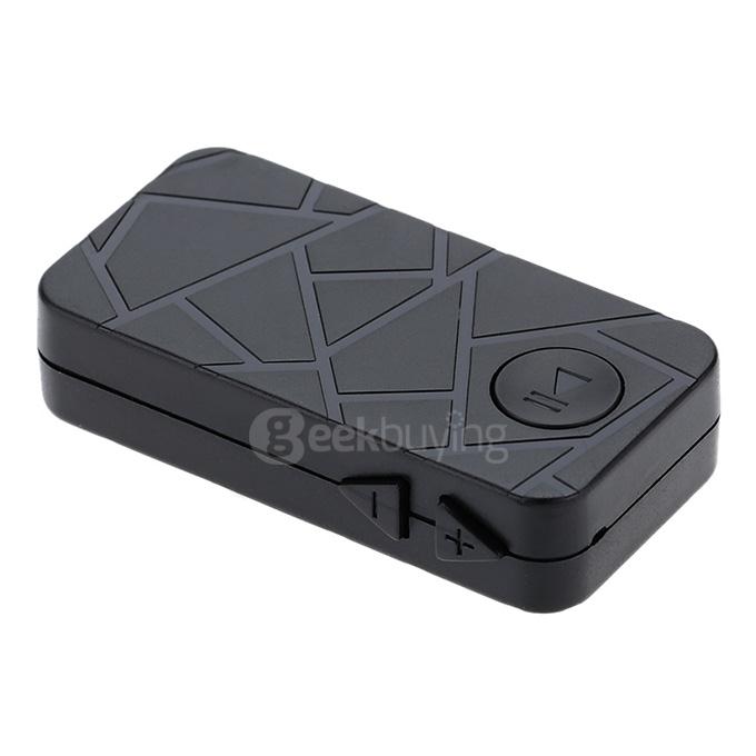 Portable Wireless Plug In Car Bluetooth Audio Music Receiver Adapter BT4.0 with 3.5mm Stereo Output - Black