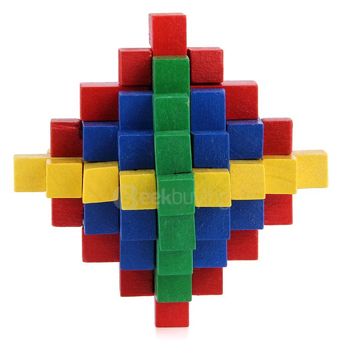 Colorful Pineapple Ru Bun Lock Children Puzzle Toy Building Blocks