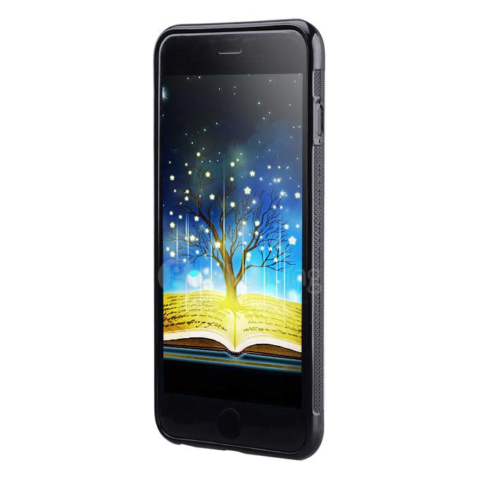 Selfie Anti-Gravity Protective TPU Back Case for Apple iPhone 6 Plus - Black