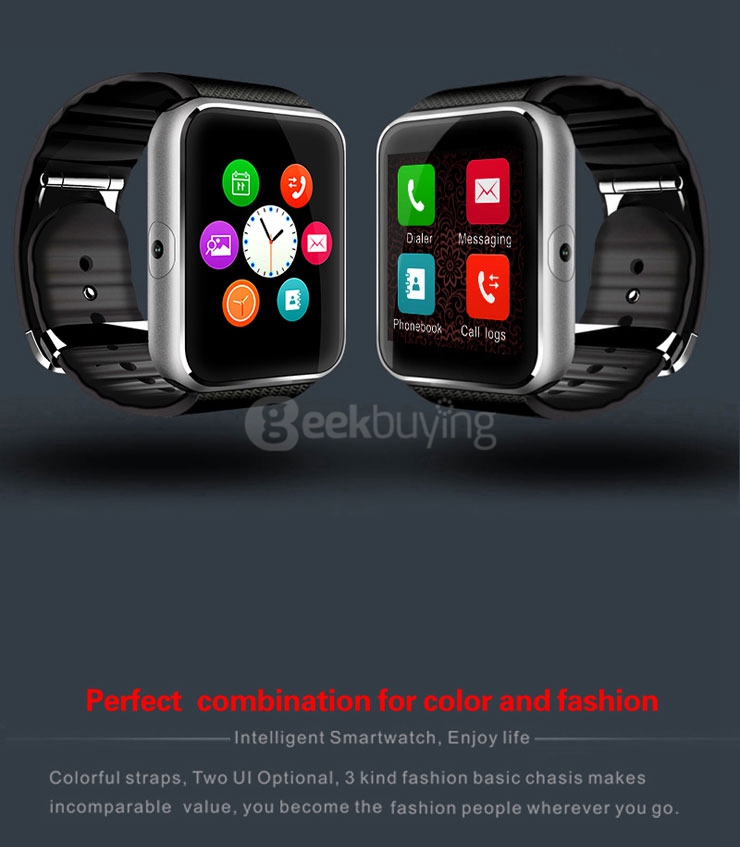 K68 Bluetooth 4.0 Smart Watch MTK2502 with Heart Rate Monitor Sleep Fitness Tracker Anti-Lost Compass Remote Control for Android iOS - Blue