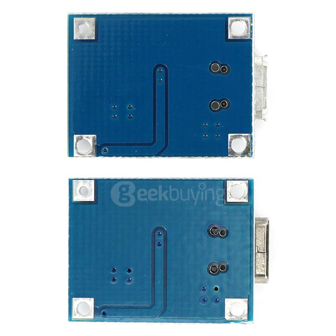 TP4056 3.7 Lithium Battery Charging Board Micro USB Charger Module + Mini USB Charger Module