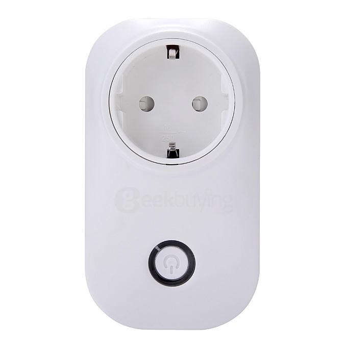 SDW-001PL WIFI Smart Home Wall Socket AC 110-265V 10A for iPhone Android EU Plug - White
