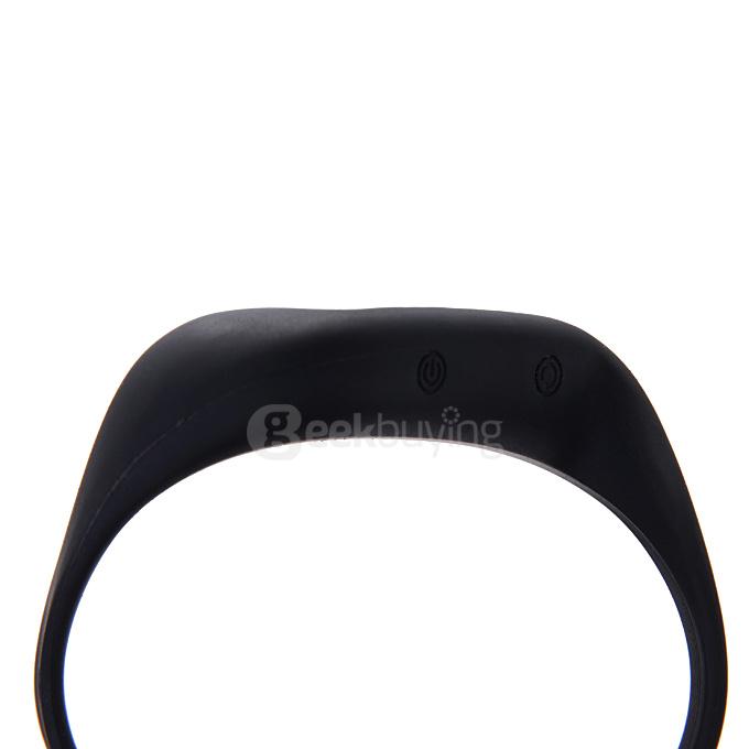 SWB01 Bluetooth 4.0 Smart Sports Bracelet OLED Display Screen for Smartphone with Pedometer Sleep Monitor Alarm Fitness Tracker - Black