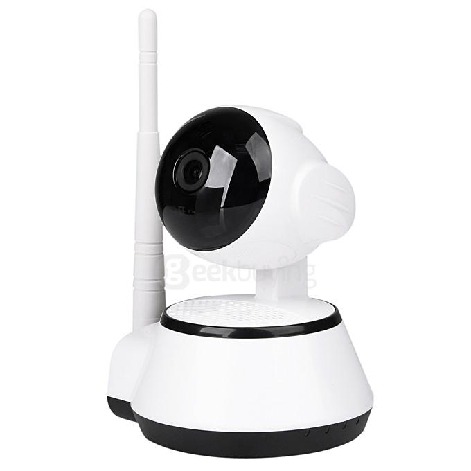 H7 960P HD Two-way Audio Wireless Wi-Fi IP Network Camera with 355 Degrees Rotation for Mobile Phone 1-IR-LED - White