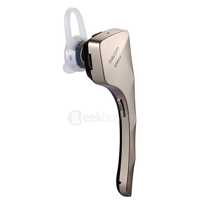 Dacom XL Bluetooth Wireless Headphones Music Headset Handsfree Car Driver Earphone HD Microphone - Gold