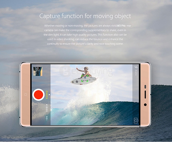 Elephone M3 5.5inch MT6755 Helio P10 Octa Core Android 5.1 3GB 32GB Smartphone 4G LTE 21.0MP Type-C 3.0 - Rose Golden
