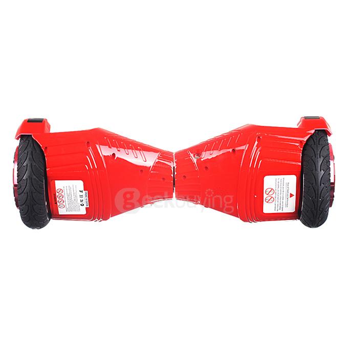 4400MAH Dual Wheels Self Balancing Scooter Electric Drifting Board with Bluetooth Speaker and LED - Red and Black