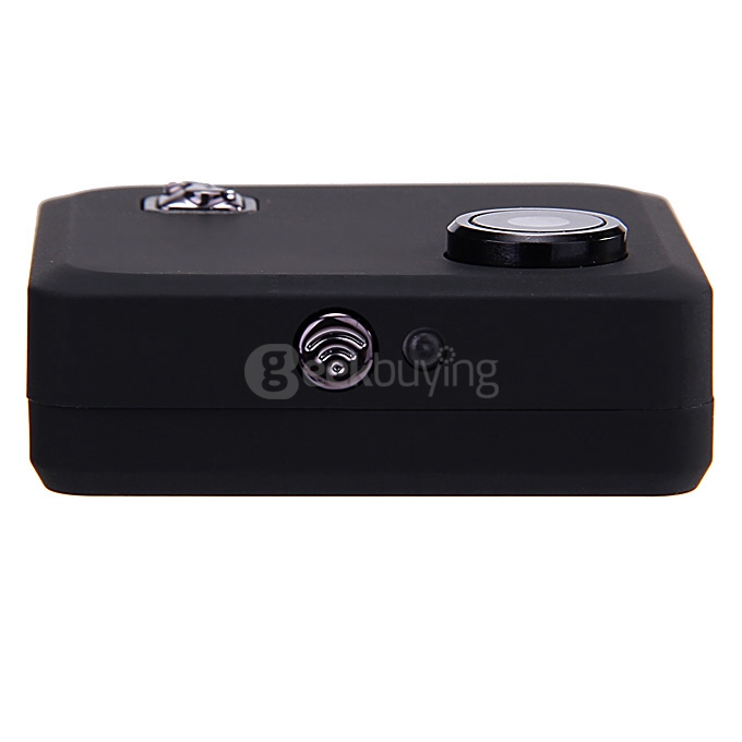 Foream Compass Mini WiFi Action Camera Ambarella A7 8.0MP CMOS Image Sensor 78 Degree View Angle 750mAh Battery - Black