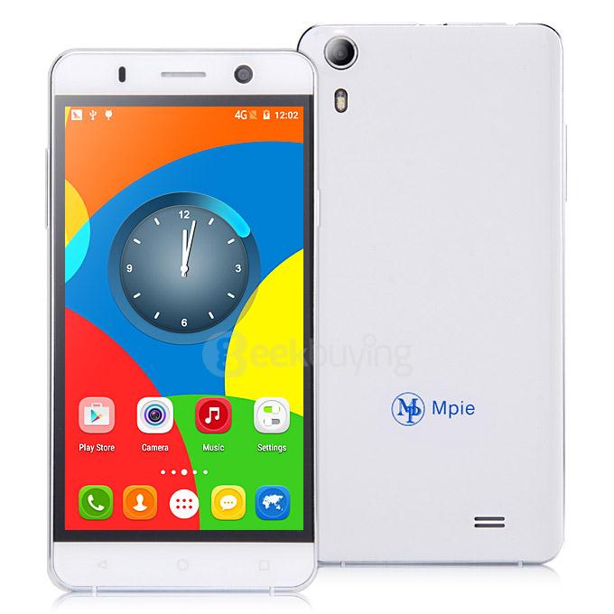 MPIE 4C PRO 5.0inch IPS QHD Android 5.1 MT6580 Quad Core 1.3GHz Smartphone 512MB RAM 4GB ROM 5MP 3G GPS - White