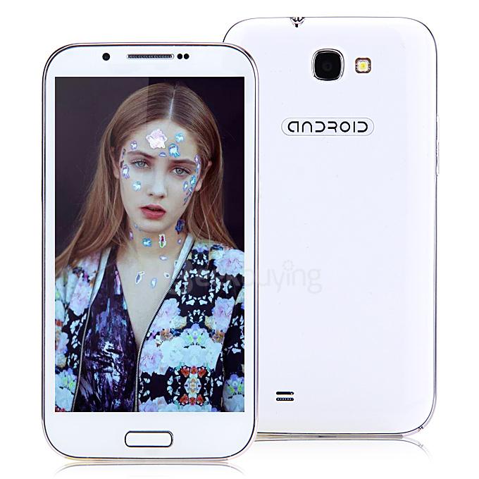 Star N7189 5.3inch FWVGA screen MTK6589 Quad Core Smart Phone 1G+4G 8.0MP Camera Android 4.2 OS with 3G/GPS - White