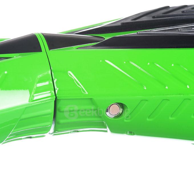 4400MAH Dual Wheels Self Balancing Scooter Electric Drifting Board with Bluetooth Speaker and LED - Green and Black