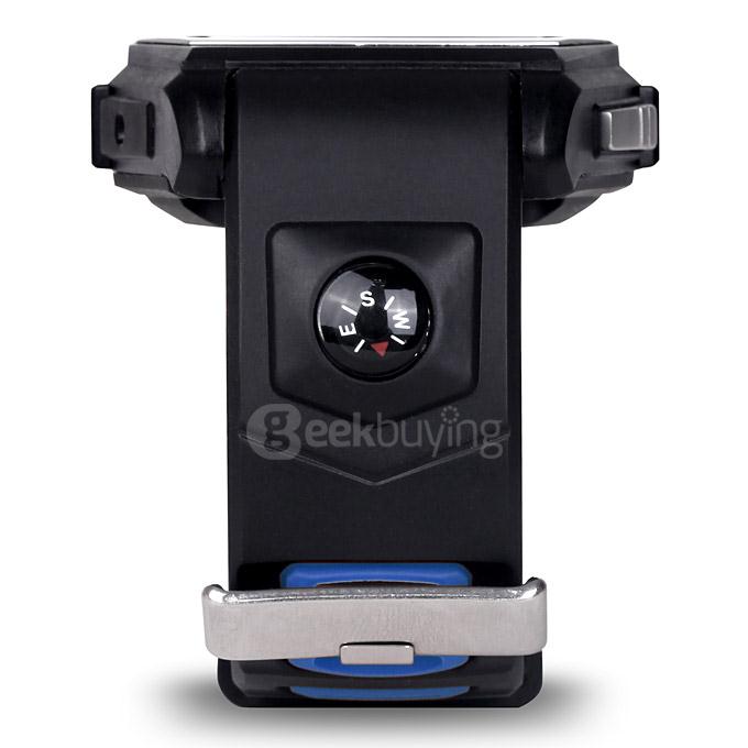King Wear GT68 SmartWear SIM Card Smart Watch Phone Heart Rate Monitor GPS Compass Outdoor Use For Android & iOS - Dark Blue