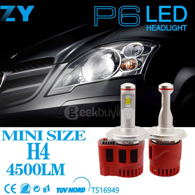 P6 Philips Chips 45W 4500lm LED Car Headlight H4 6000K LED Car Headbulb Conversion Kit
