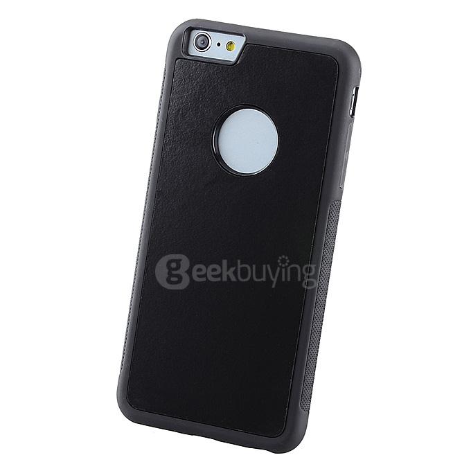 Selfie Anti-Gravity Protective TPU Back Case for Apple iPhone 6 Plus - Black