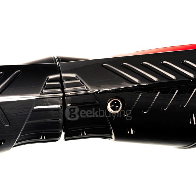 4400MAH Dual Wheels Self Balancing Scooter Electric Drifting Board with Bluetooth Speaker and LED - Black and Red