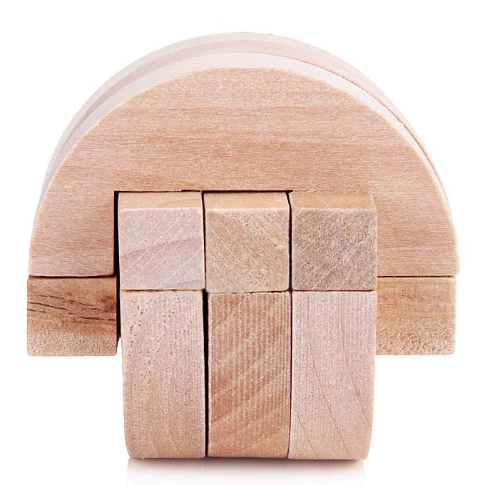 Three`s Company Ru Bun Lock Children Puzzle Toy Building Blocks