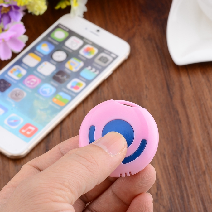 HAVIR HV-100 Mini Wireless Bluetooth Anti-lost Alarm for iPhone 4S/5/5S/5C/iPad Mini/iPad 3/iPad 4/iPad Air/iPod Touch 5 - Pink