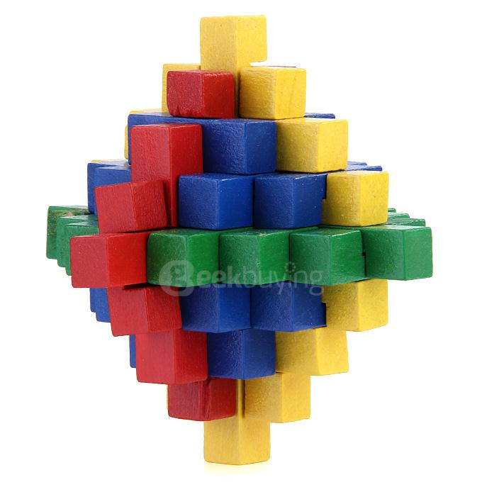 Colorful Pineapple Ru Bun Lock Children Puzzle Toy Building Blocks