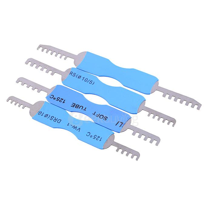 Professional Locksmith 9-Piece Lock Picks + 4Pieces Double Sided Comb Style Picking Tools Set - Black + Blue