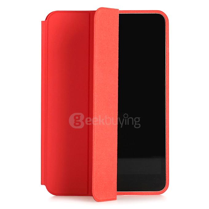 Original Smart Leather Stand Cover Case With Automatic Sleep & Wake-up Function for Xiaomi Mipad 2 Tablet - Red