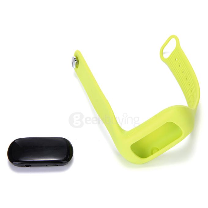 SWB01 Bluetooth 4.0 Smart Sports Bracelet OLED Display Screen for Smartphone with Pedometer Sleep Monitor Alarm Fitness Tracker - Green