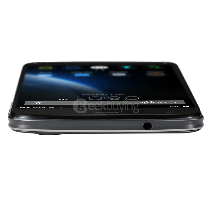 DOOGEE T6 5.5inch IPS HD 4G LTE 6250mAh Android 5.1 Smartphone 64-Bit MT6735 Quad Core 2GB 16GB 13.0MP - Black