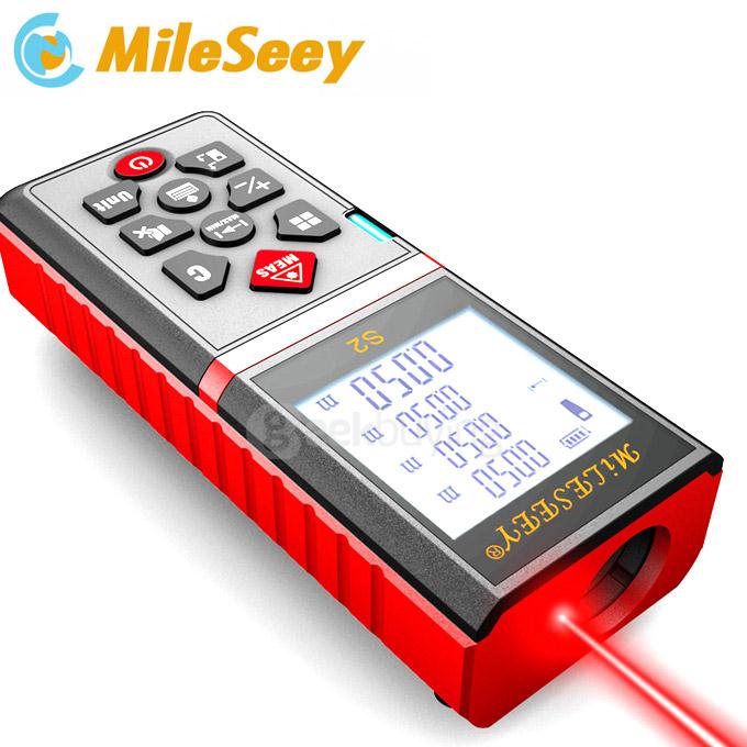 Mileseey S2 60m Handheld Rangefinder Laser Distance Meter Digital Laser Range Finder