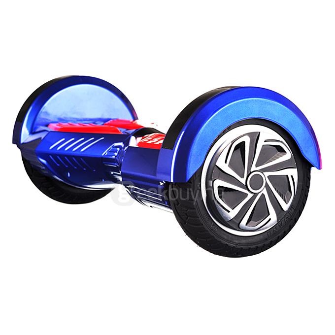 4400MAH Dual Wheels Self Balancing Electric Scooter Drifting Board with Bluetooth Speaker and LED - Red and Blue