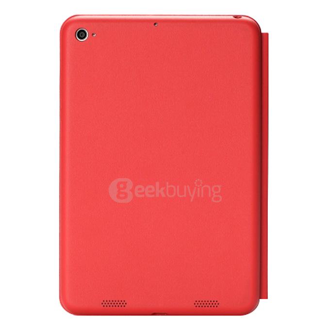 Original Smart Leather Stand Cover Case With Automatic Sleep & Wake-up Function for Xiaomi Mipad 2 Tablet - Red